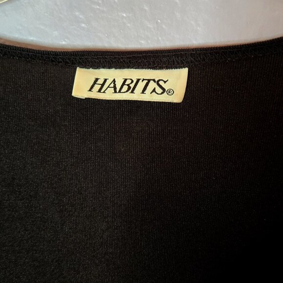 Vintage 80s Long Cardigan Sweater by Habits, Size 2X - Picture 2 of 2